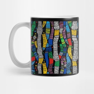 Popart Stripe Design Mug